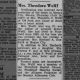 Obituario Theodora de Wolff